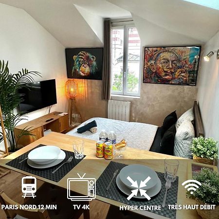 Studio Douillet Hypercentre 12 Min De Paris Ангьен-ле-Бэн Экстерьер фото